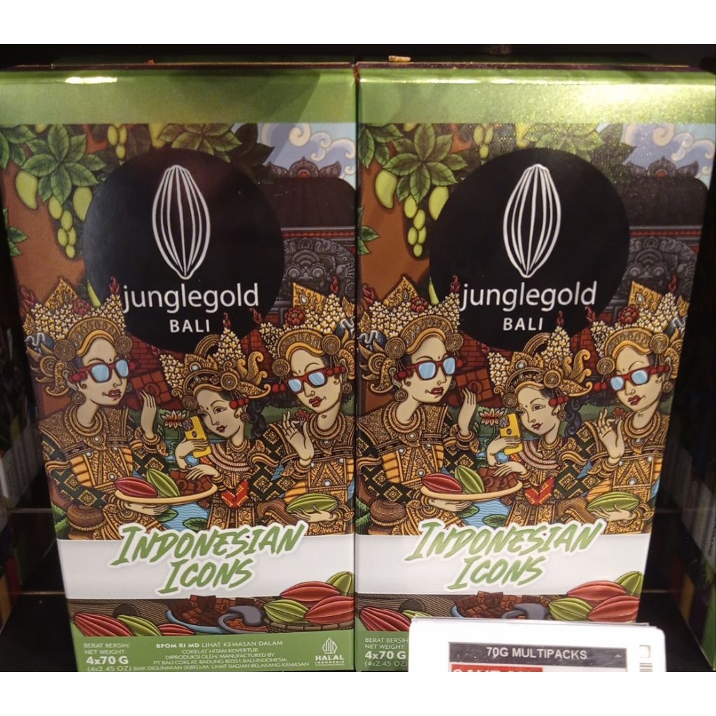 Junglegold Bali Chocolate Indonesian Icons HALAL
