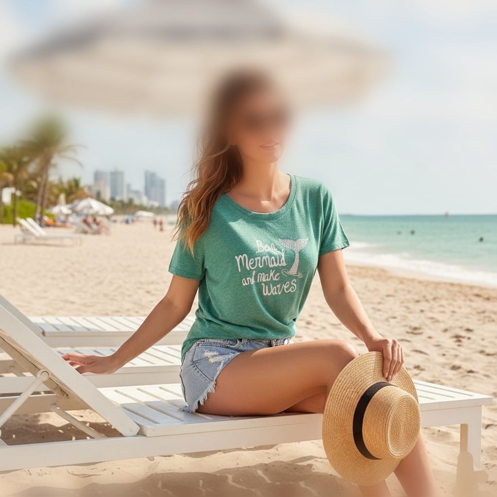 REEL LEGENDS, KAOS WANITA KATUN, 100% ORIGINAL Sisa Ekspor.