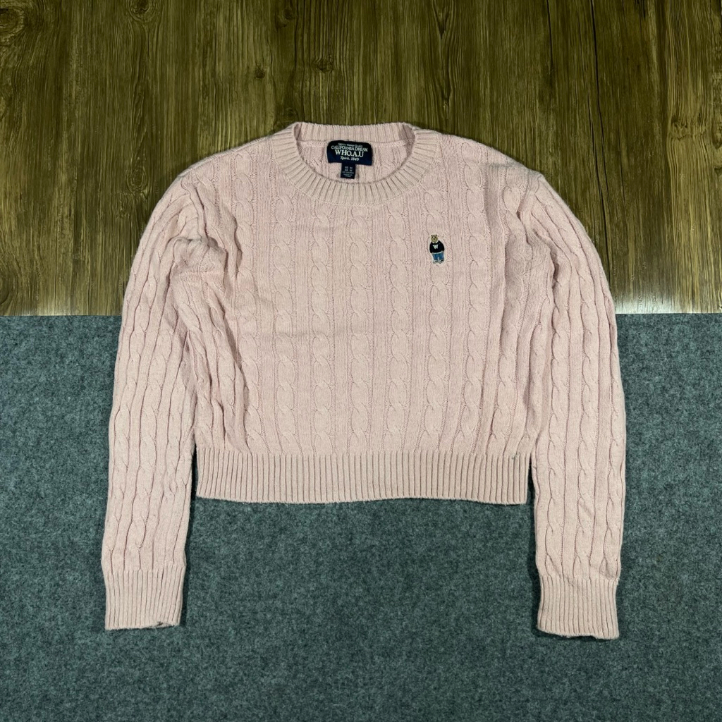 Knitwear cropty Who A.U cable knit second