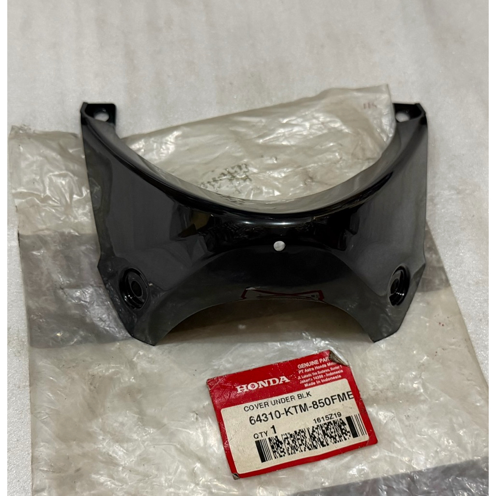 Sayap Cover Mesin Bawah Hitam Supra X125 Batman Ori AHM 64310KTM850FMB