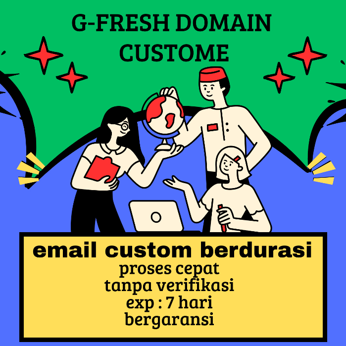 EMAIL FRESH domain custom 7HARI TANPA VERIVIKASI