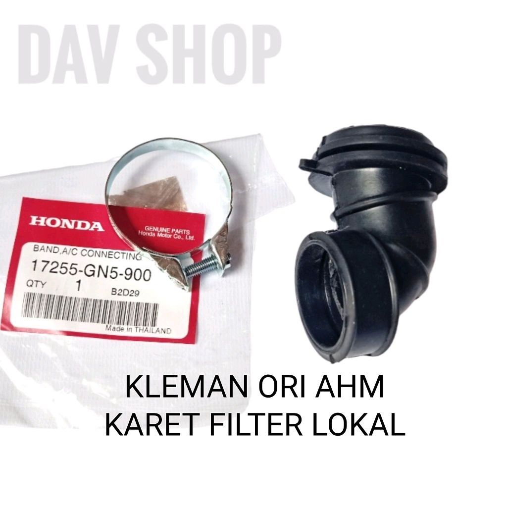 KLEM KLEMAN+KARET FILTER KARBURATOR ASTREA PRIMA GRAND LEGENDA SUPRA X LAMA FIT LAMA 100 ORI AHM+LOK