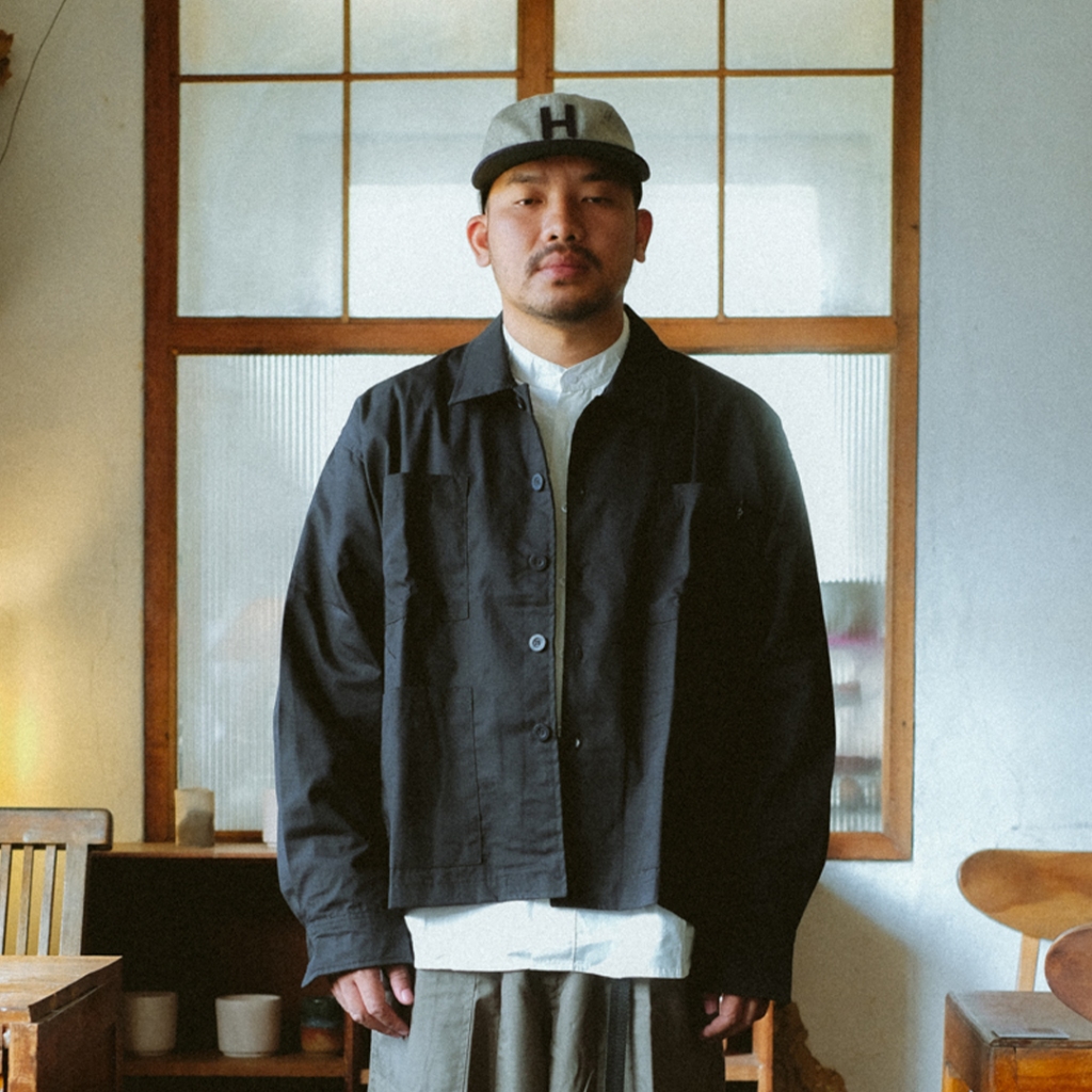 ROAMED RESEARCH - Chore Jacket Black