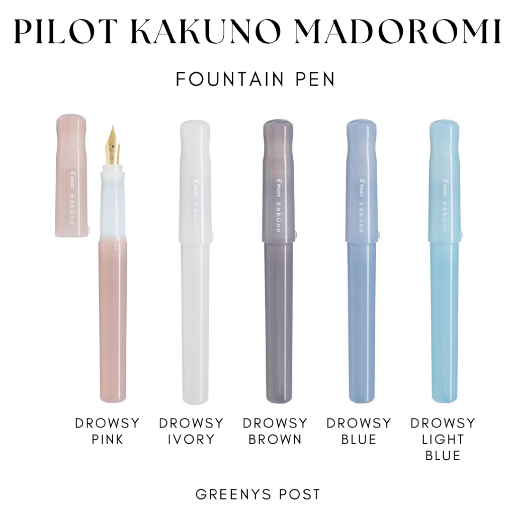 Pilot Kakuno Madoromi Fountain Pen Japan
