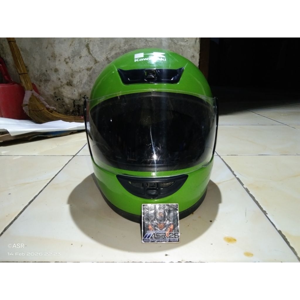 HELEM/HELM NINJA R/RR WARNA HIJAU SECOND ORIGINAL