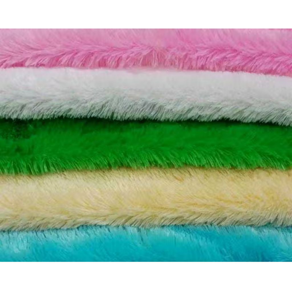 kain meteran bahan boneka bulu lasfur kain bulu boneka lebar 100 x180