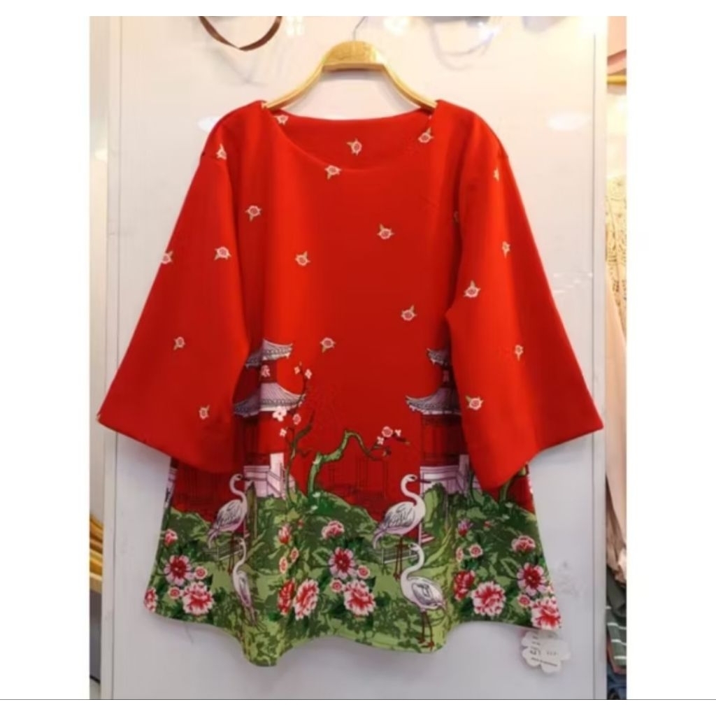 blouse scuba import jumbo