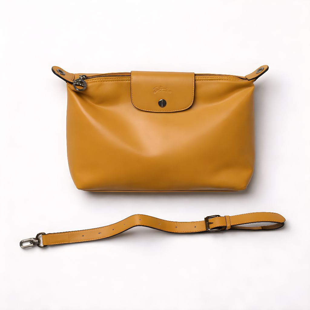 [Bags] Lc Le Pliage Xtra M Hobo Bag | Cashew - Leather - tas wanita original leather warna coklat ca
