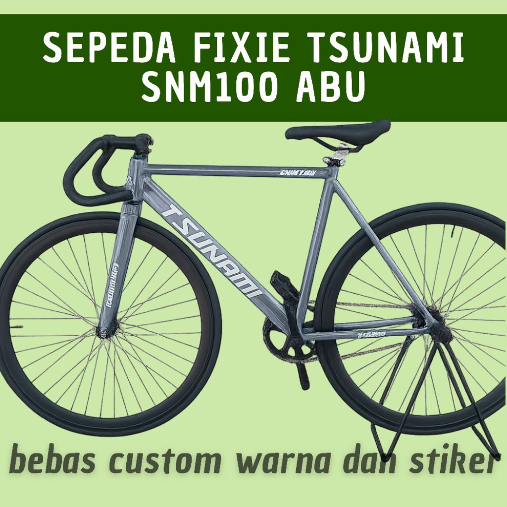 Fullbike Fixie Tsunami SNM100 Abu
