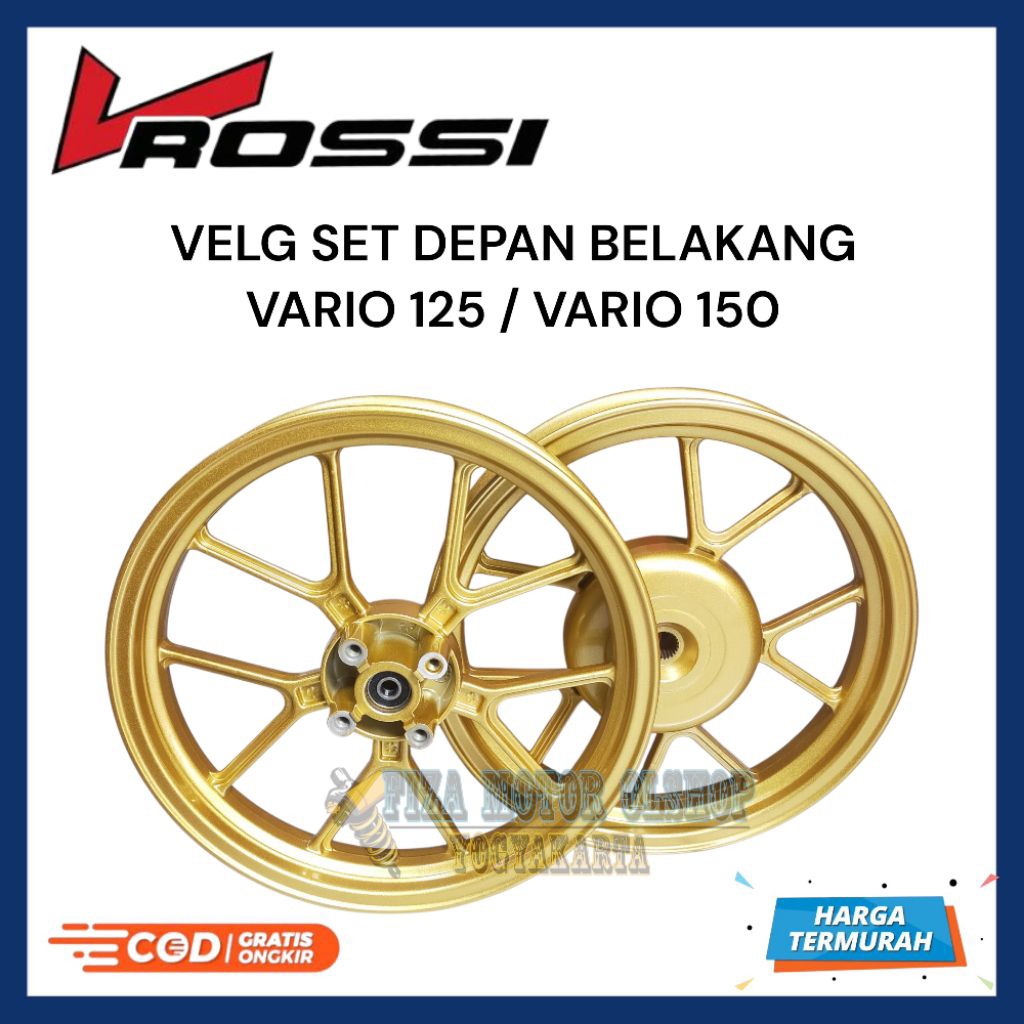 (TANGAN PERTAMA) VELG VROSSI PELEK VELK VENOM Y CALISTO VARIO 110 VARIO KARBU BEAT FI BEAT ESP MATIC