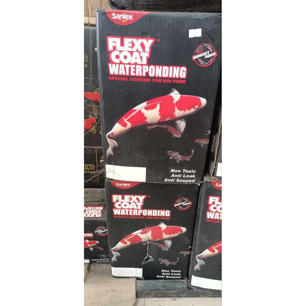 cat khusus kolam koi Flexycoat biasa kemasan 10kg