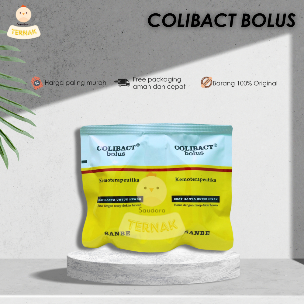 Colibact Bolus 1 Butir Ecer Obat Mencret Sapi Diare Kambing Pencernaan Domba Sanbe