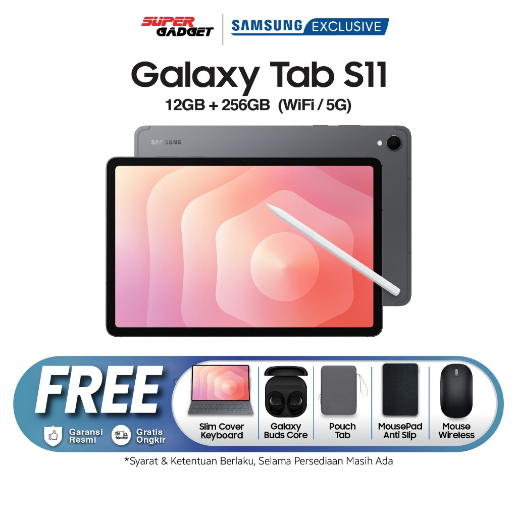 Samsung Galaxy Tab S11 5G Wifi 12/256GB AI Tablet Tab Android 10 inch Samsung DeX