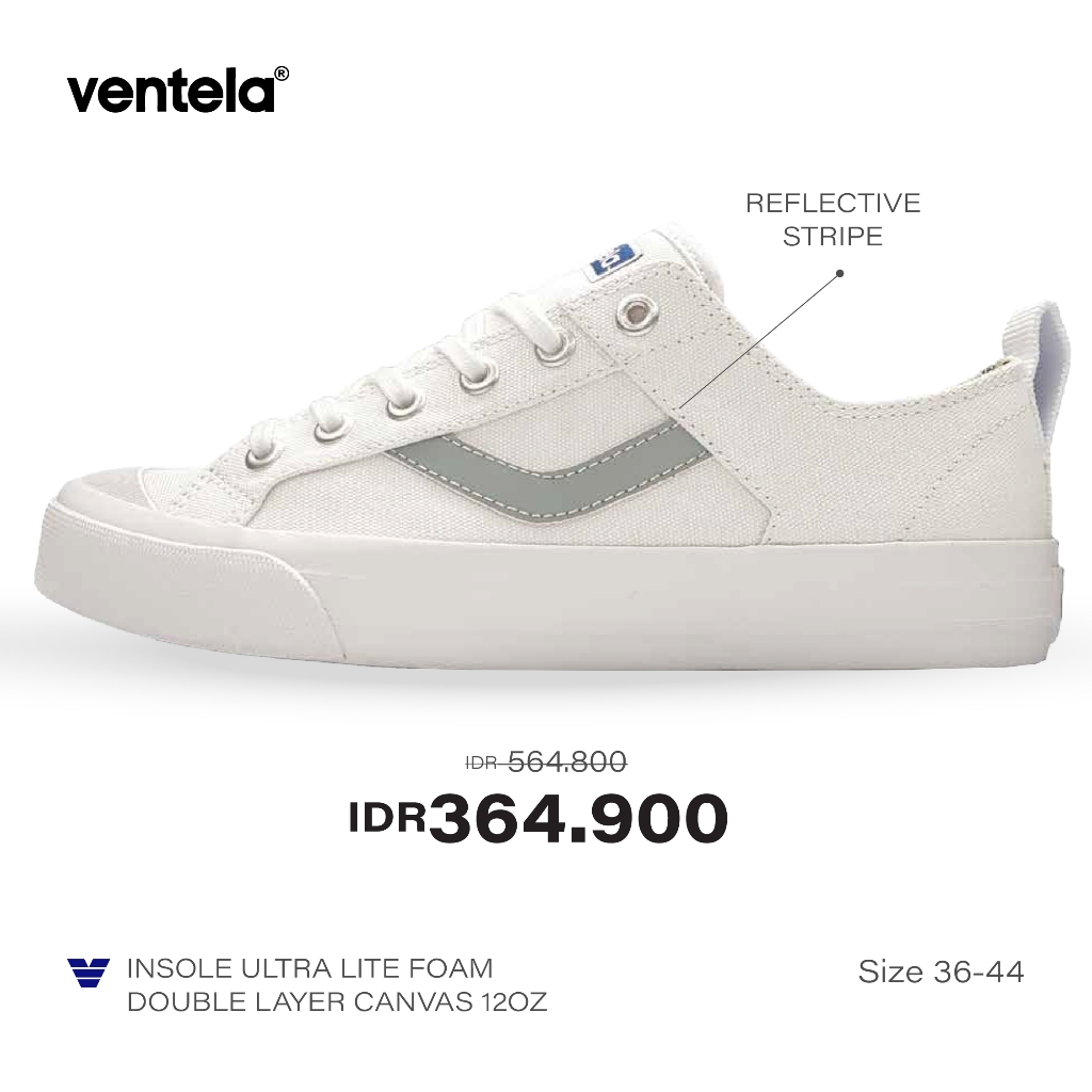Ventela Reborn Reflective Low White