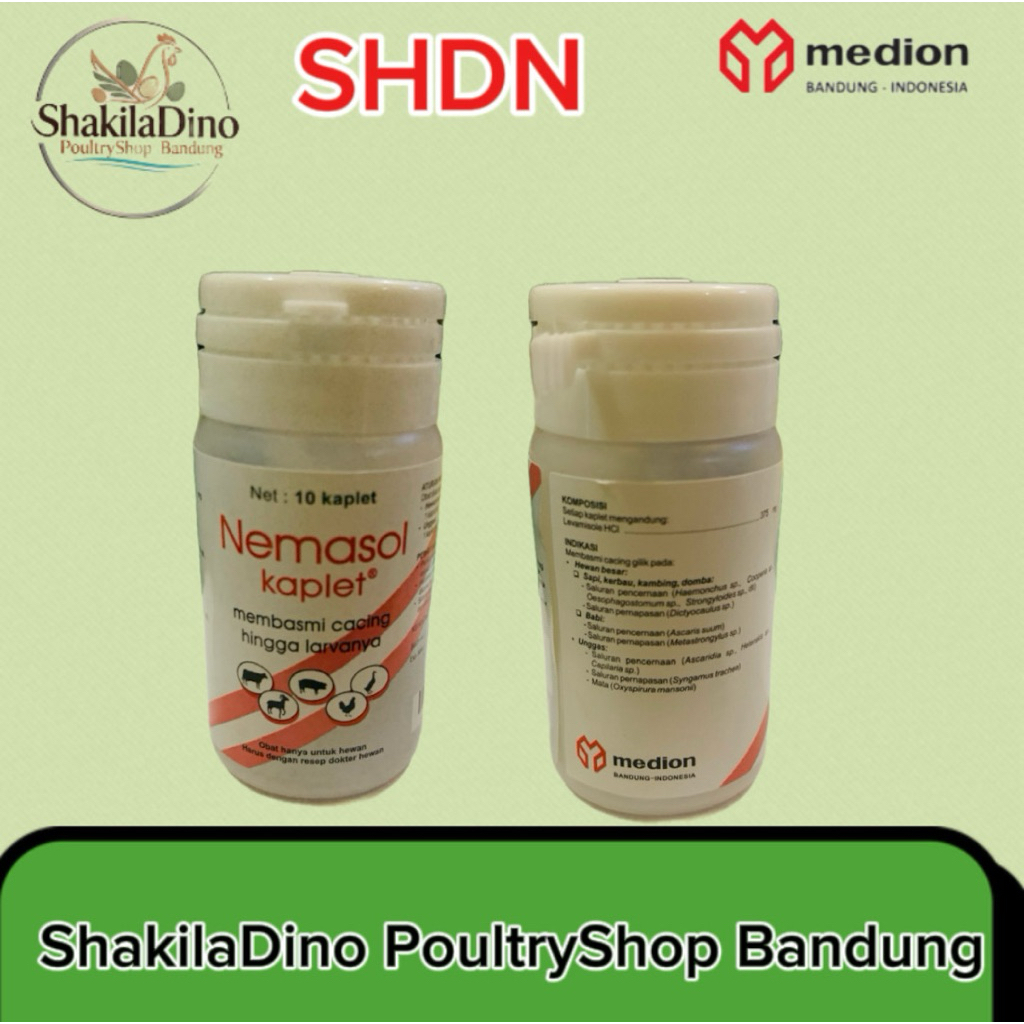 Nemasol-K 10kpl Obat Cacing Hewan dan Unggas