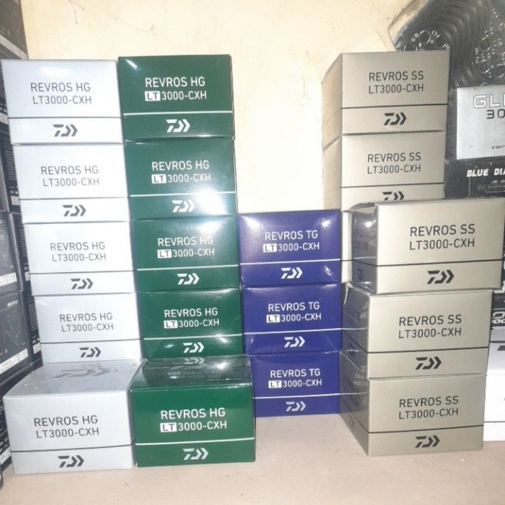 Reel Daiwa Revros SS LT 3000 CXH Daiwa Revros TG LT 3000 CXH Daiwa Revros HG LT 3000 CXH  Terbaru