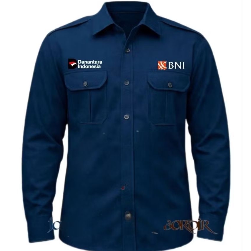 Kemeja Bank BNI baju Bank BNI seragam Bank BNI pdh Bank BNI baju kerja Bank BNI Kemeja kerja bank BN