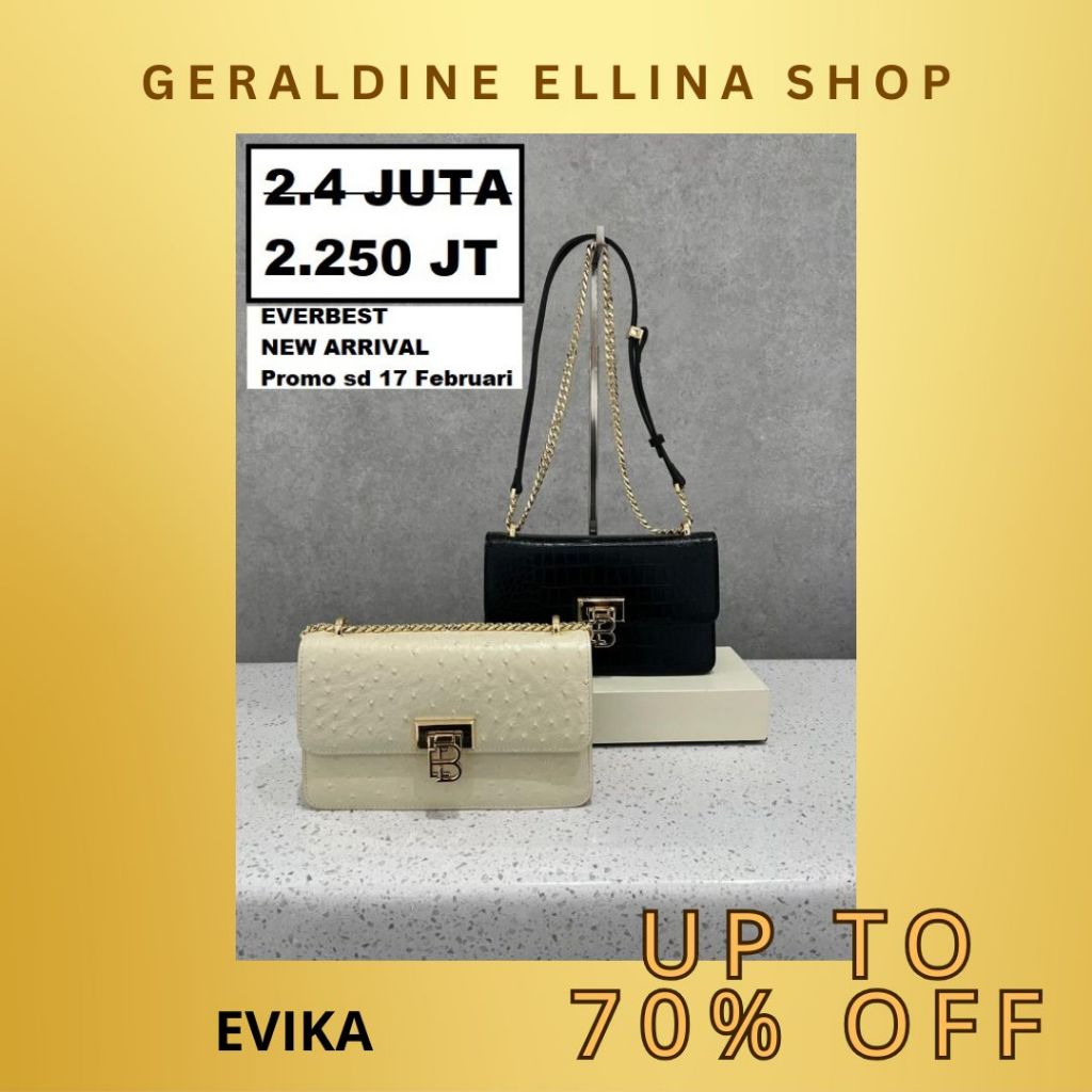 Tas sling bag wanita EVERBEST original sale seri EVIKA