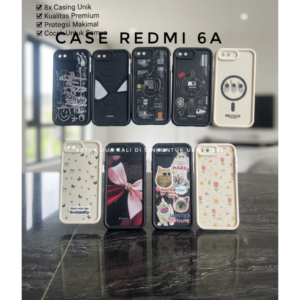 Case Redmi 6A / 6 Casing Xiaomi Redmi 6A Softcase Karakter Unik Lucu Kualitas Premium Murah