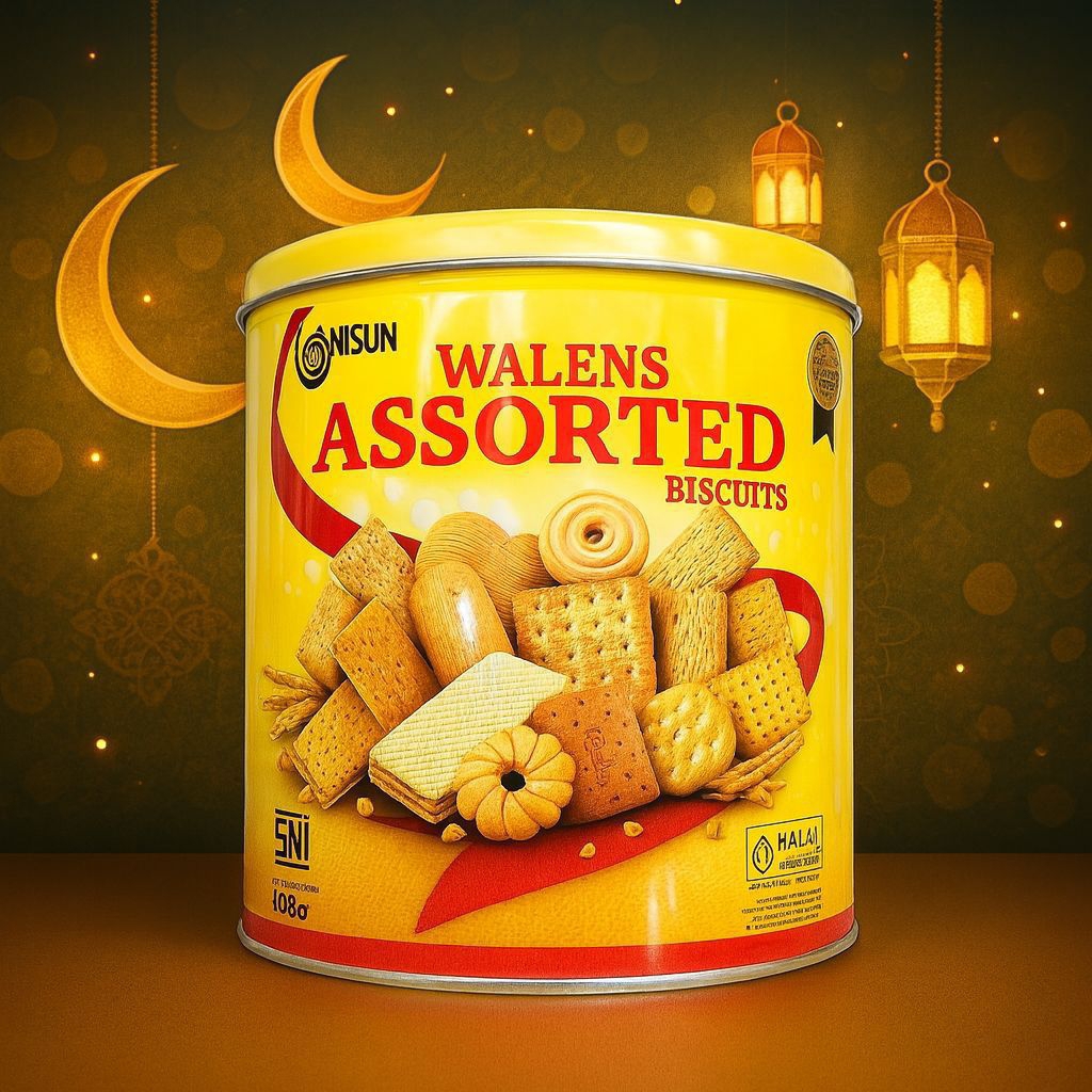 Nissin Walens Biskuit Kaleng Assorted 600 g