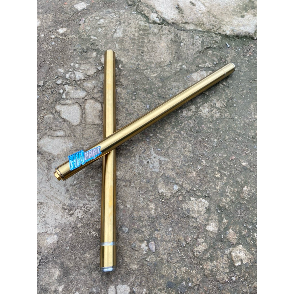 AS GOLD 33 AS SHOK DEPAN GOLD NINJA R 150/SS GOLD BIRU dan crom ASLI THAILAND import