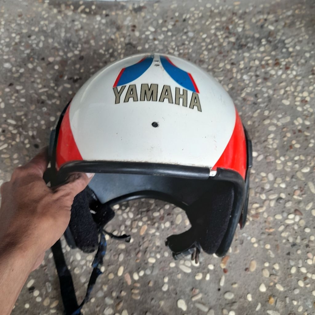 BATOK HELM JADUL ORIGINAL YAMAHA RX KING  , KONDISI BEKAS ORIGINAL UTUH
