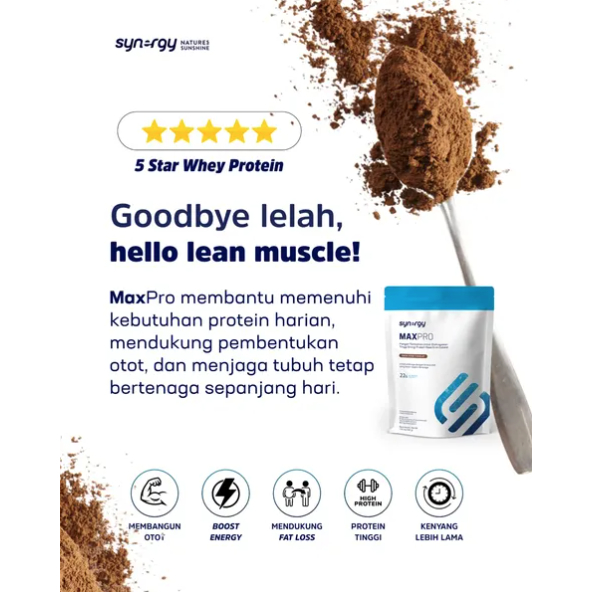 MAXIMUM PROTEIN Synergy Protein Shake Pengganti Makan Tinggi Protein