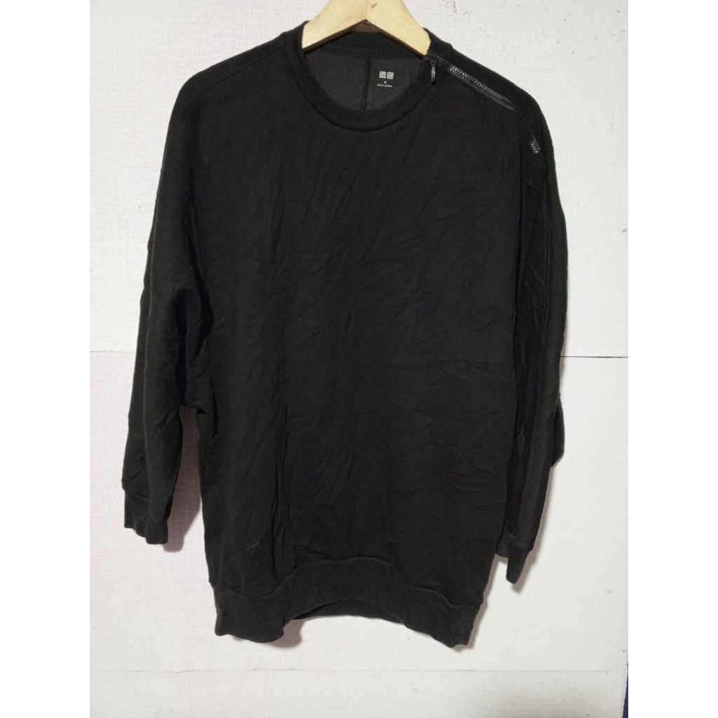 Baju sweater lengan panjang wanita uniqlo oversize size L fit XL second