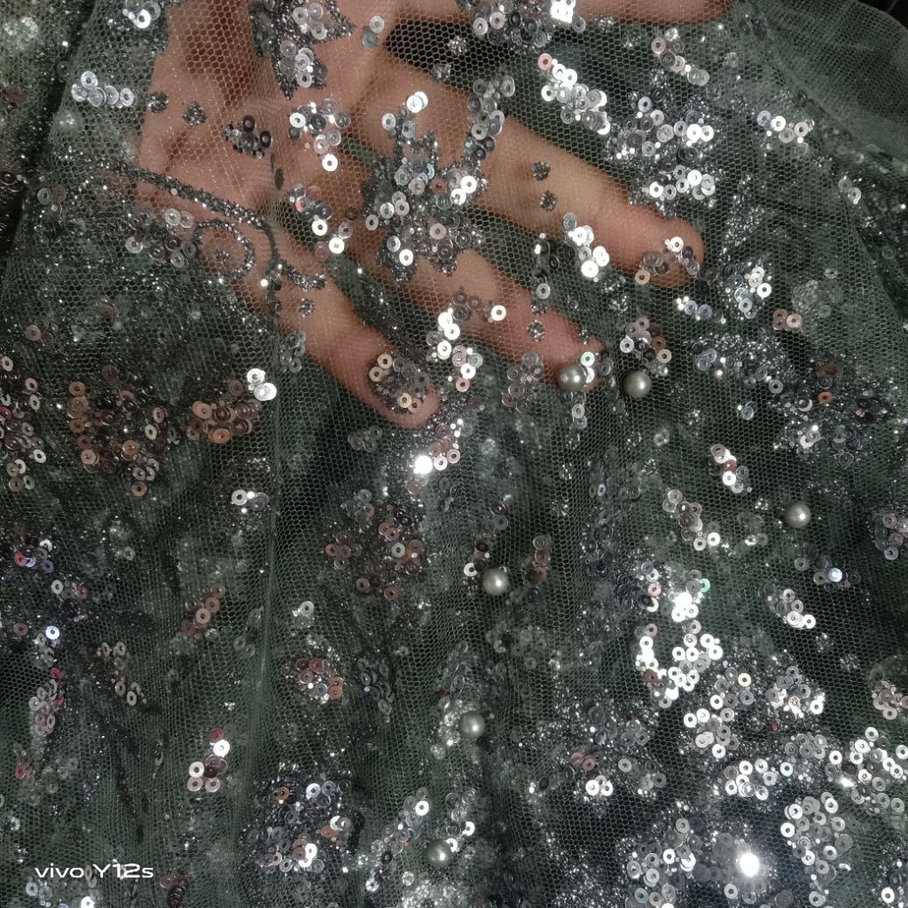 Kain Payet / Harga / 0.5m / Kain Payet Meteran / Bahan Payet / Bahan Payet Meteran