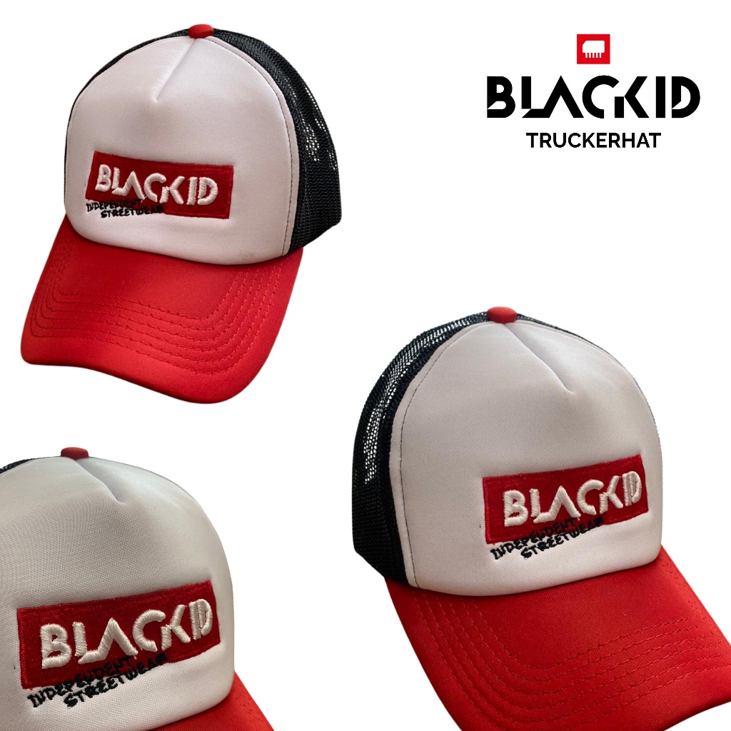 Blackid Topi Jaring Trucker Hat Independent