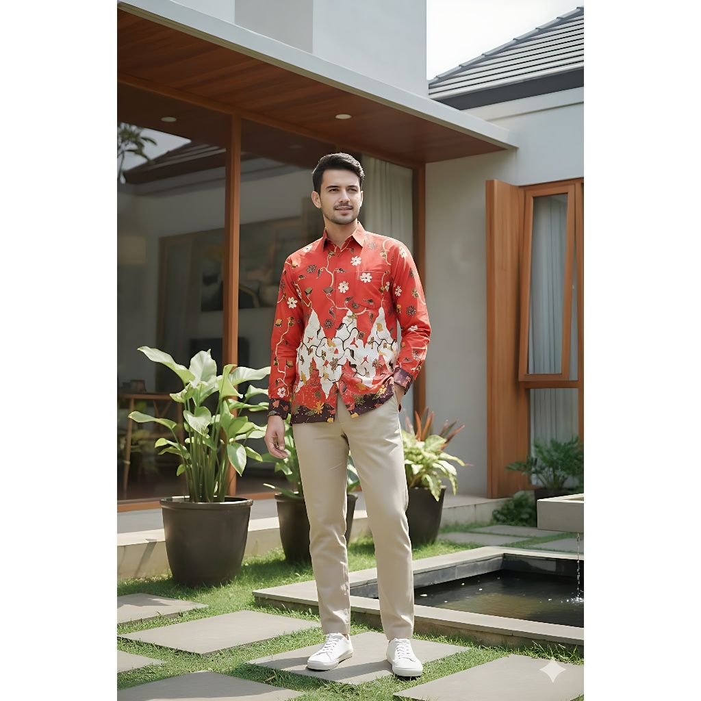 SALE Kemeja Batik - Putri Jelita - Lengan Panjang 002 - Madura Jaya (MJa) 026, 031