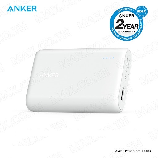 PowerBank Anker PowerCore 10000 mAh White A1263 Ultra Ringan