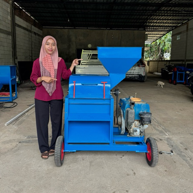 Mesin Giling Kohe Kambing Jumbo | Mesin Penghancur Kotoran Kambing | Pengolah Pupuk Organik Kapasita