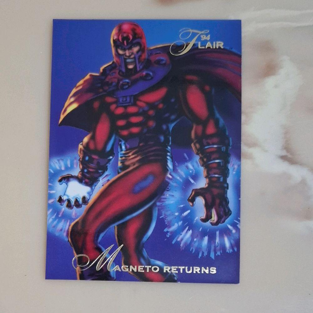 Kartu MAGNETO RETURNS Flair 94 Marvel card #120