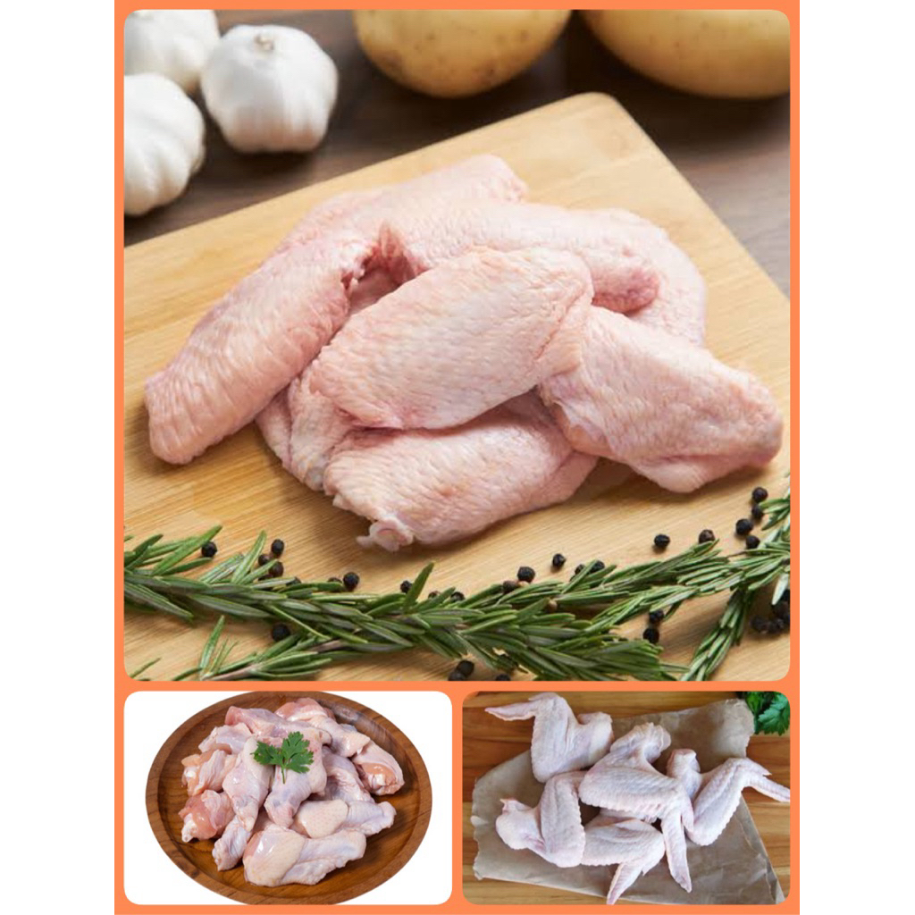 Sayap Ayam ( Utuh / Middle / Stick ) +- 900gr