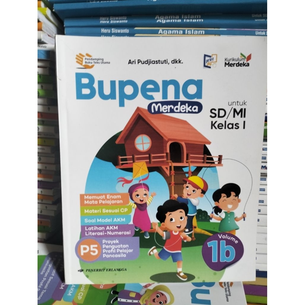 buku bupena p5 kelas 1B Erlangga