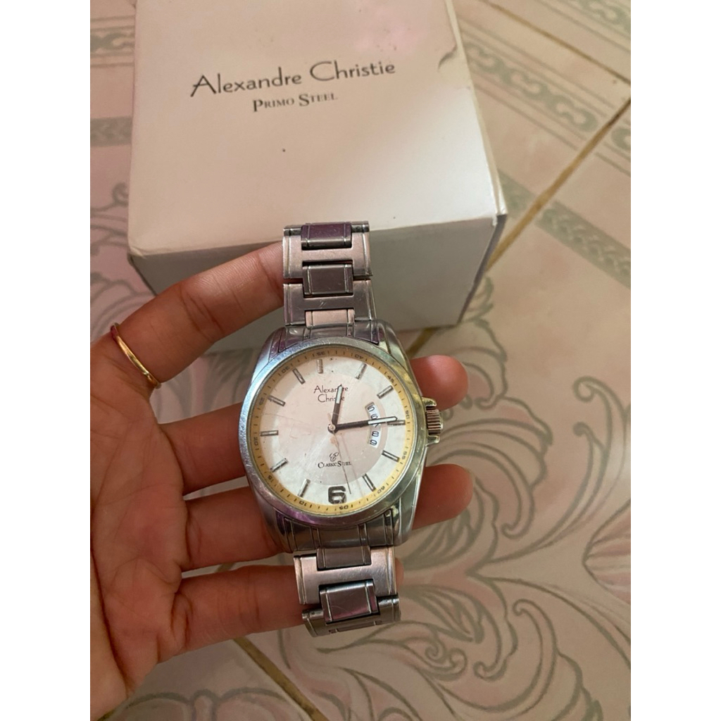 preloved jam alexandre christie pria cowok jam ac original store beli di mall ska pekanbaru