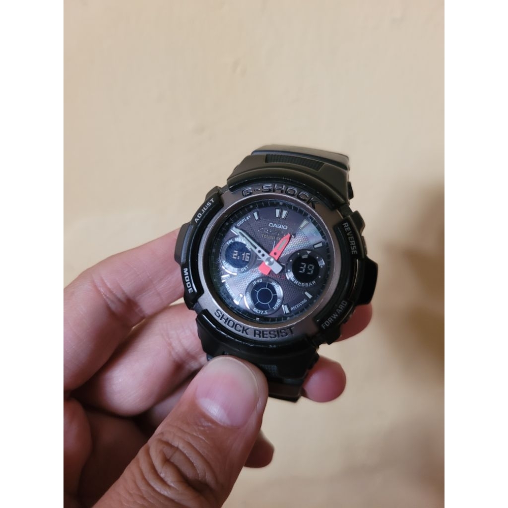 G shock AWG-101 second