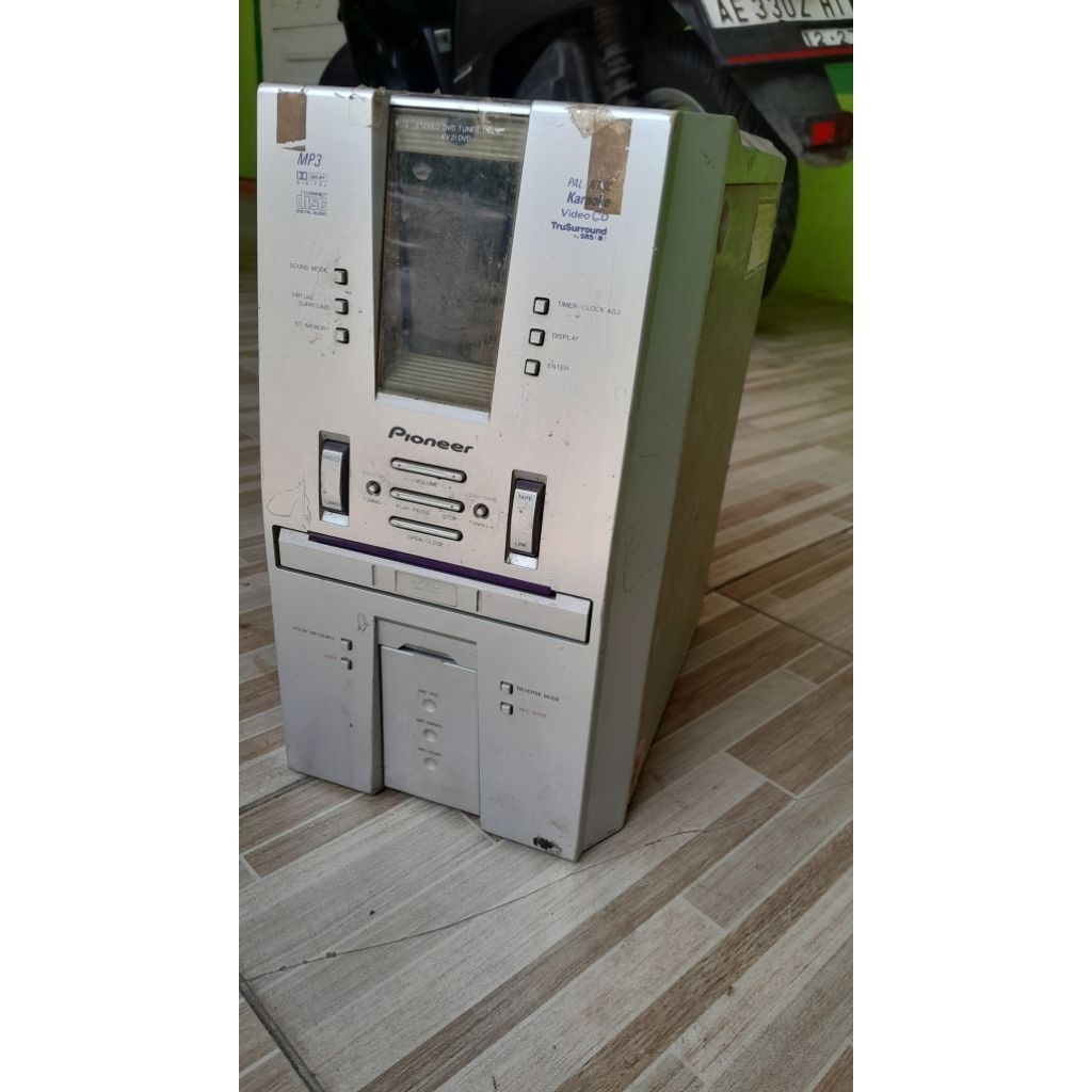 tape radio bekas merk pioneer rusak off