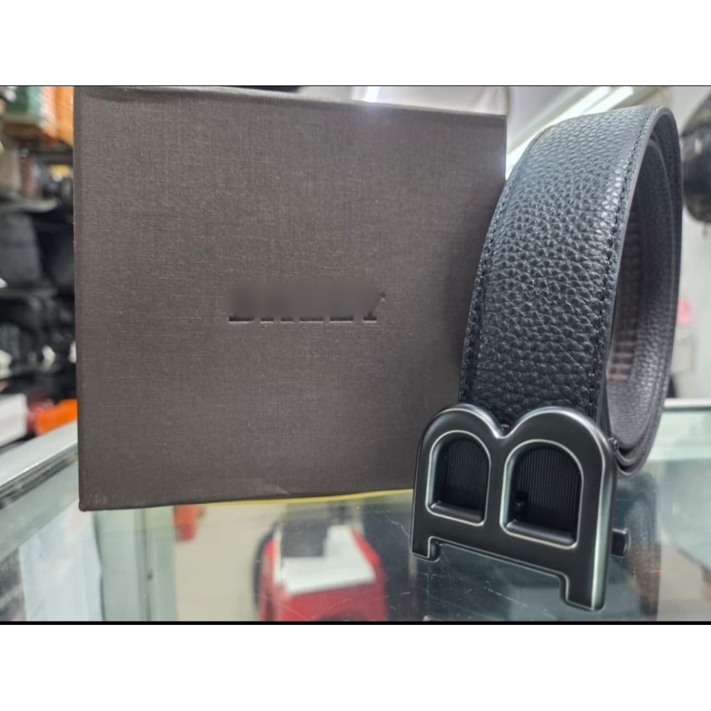 Ikat pinggang pria bally kulit asli 1353
