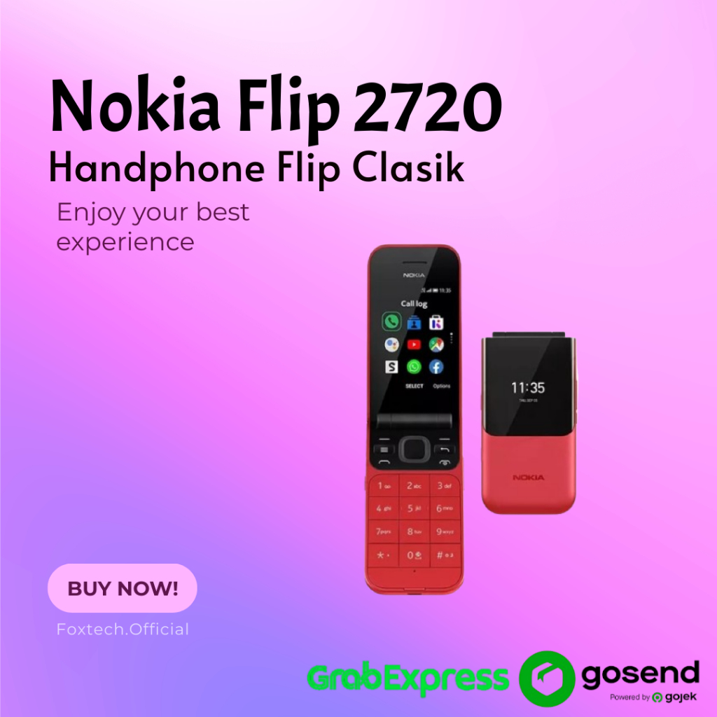 ORI Nokia2720 Flip 2019 | HP LIPAT JADUL BERGARANSI 1 TAHUN
