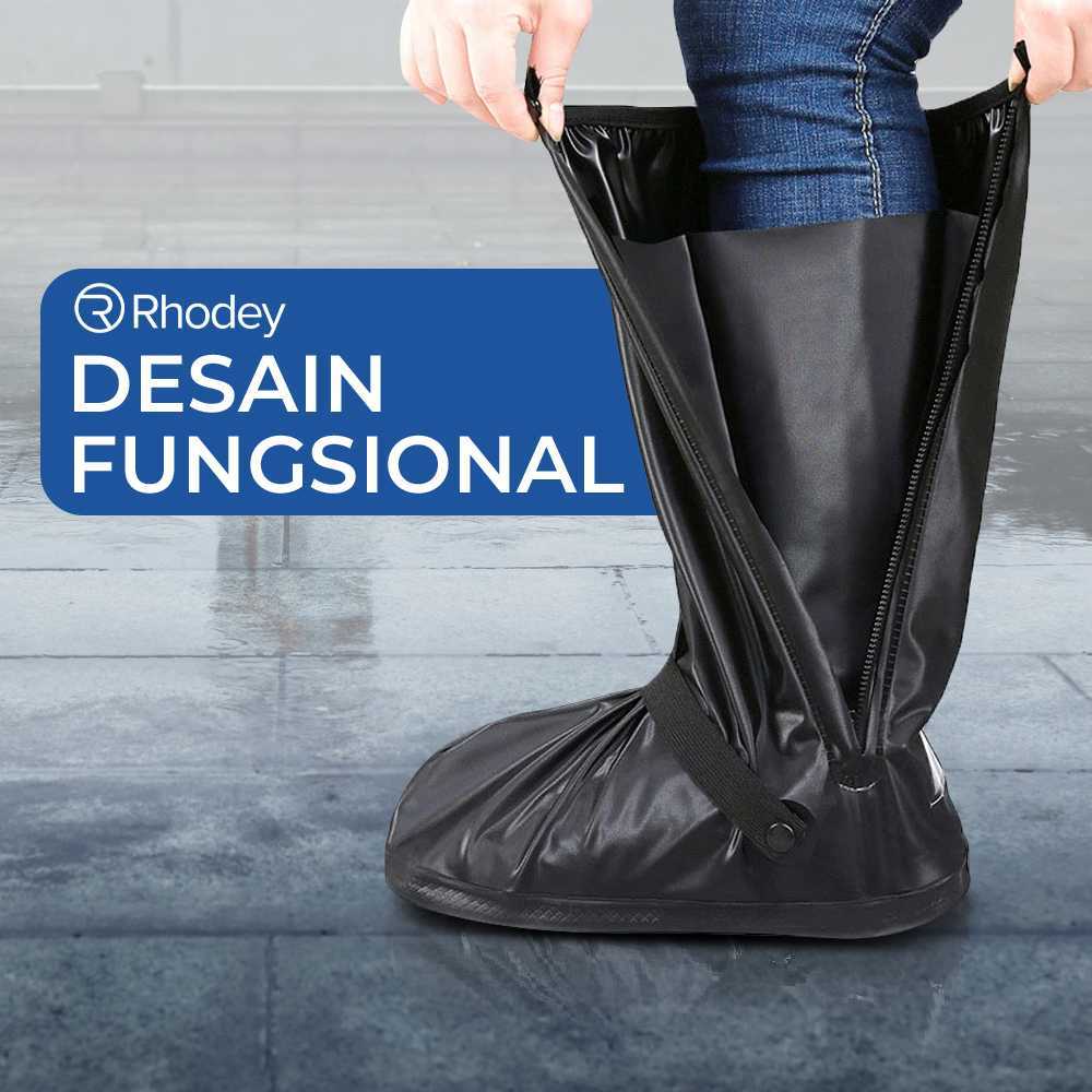 Rhodey Jas Hujan Sepatu Anti Air Rain Cover Sepatu Waterproof
