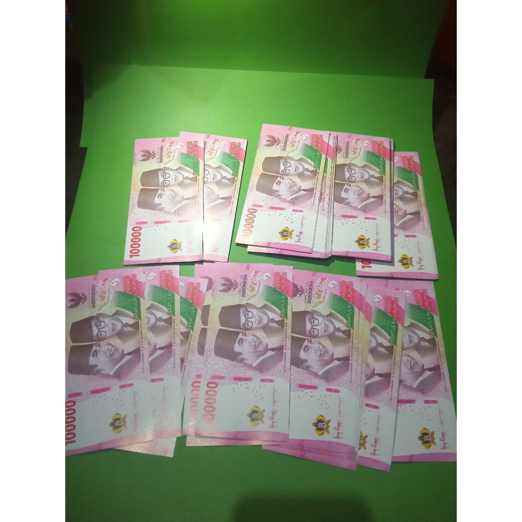 uang mainan anak 1pak isi 100 lembar gambar random