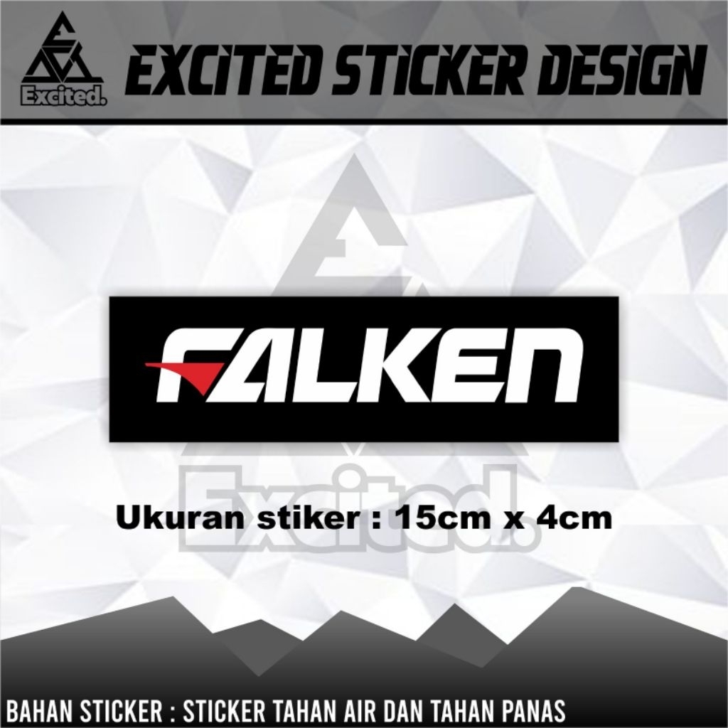 STIKER VINYL FALKEN