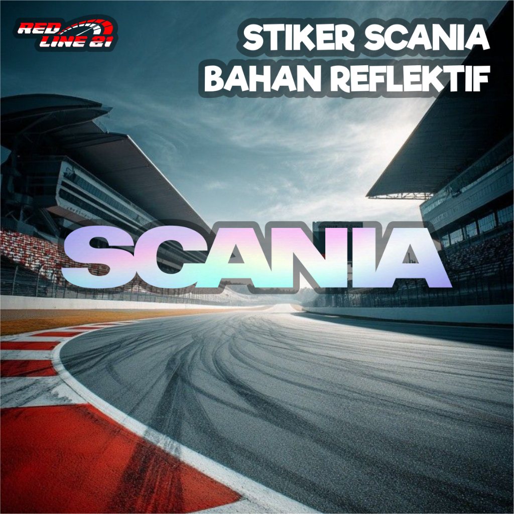 STIKER SCANIA CUTTING BAHAN REFLEKTIF