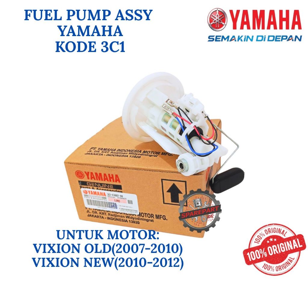 FUEL  PUMP ASSY ORIGINAL YAMAHA KODE 3C1 VIXION, FUEL PUMP ASSY VIXION OLD( 2007-2010), VIXION NEW(2