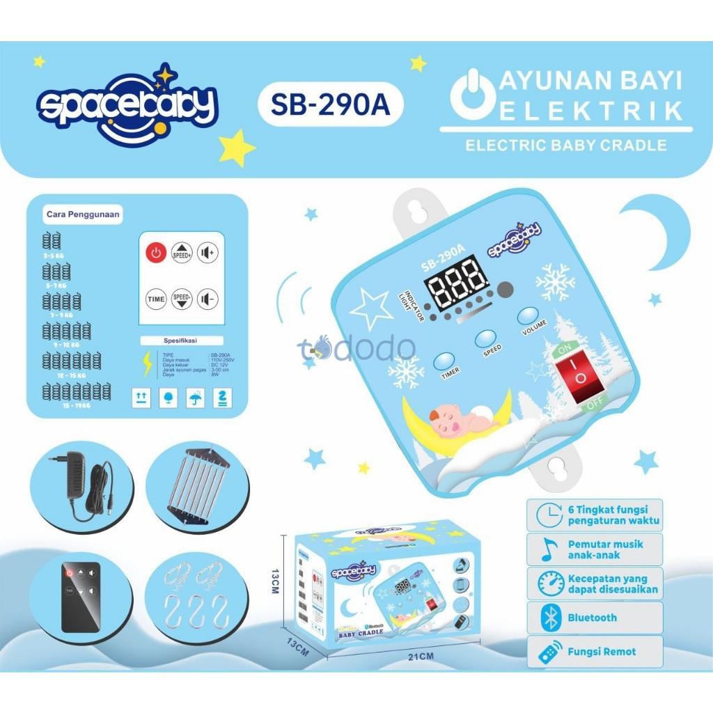 Mesin Ayun Ayunan Bayi Elektrik Spacebaby  SB-290A