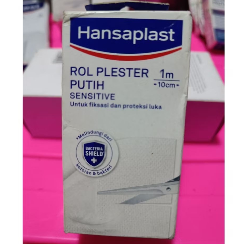 Hansaplast Rol Plester Putih Sensitive 10cm REJECT KEMASAN