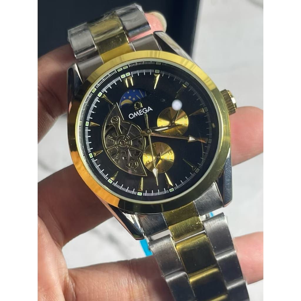 Jam Tangan Pria Premium Automatic Chrono Aktif Stainless TERMURAH