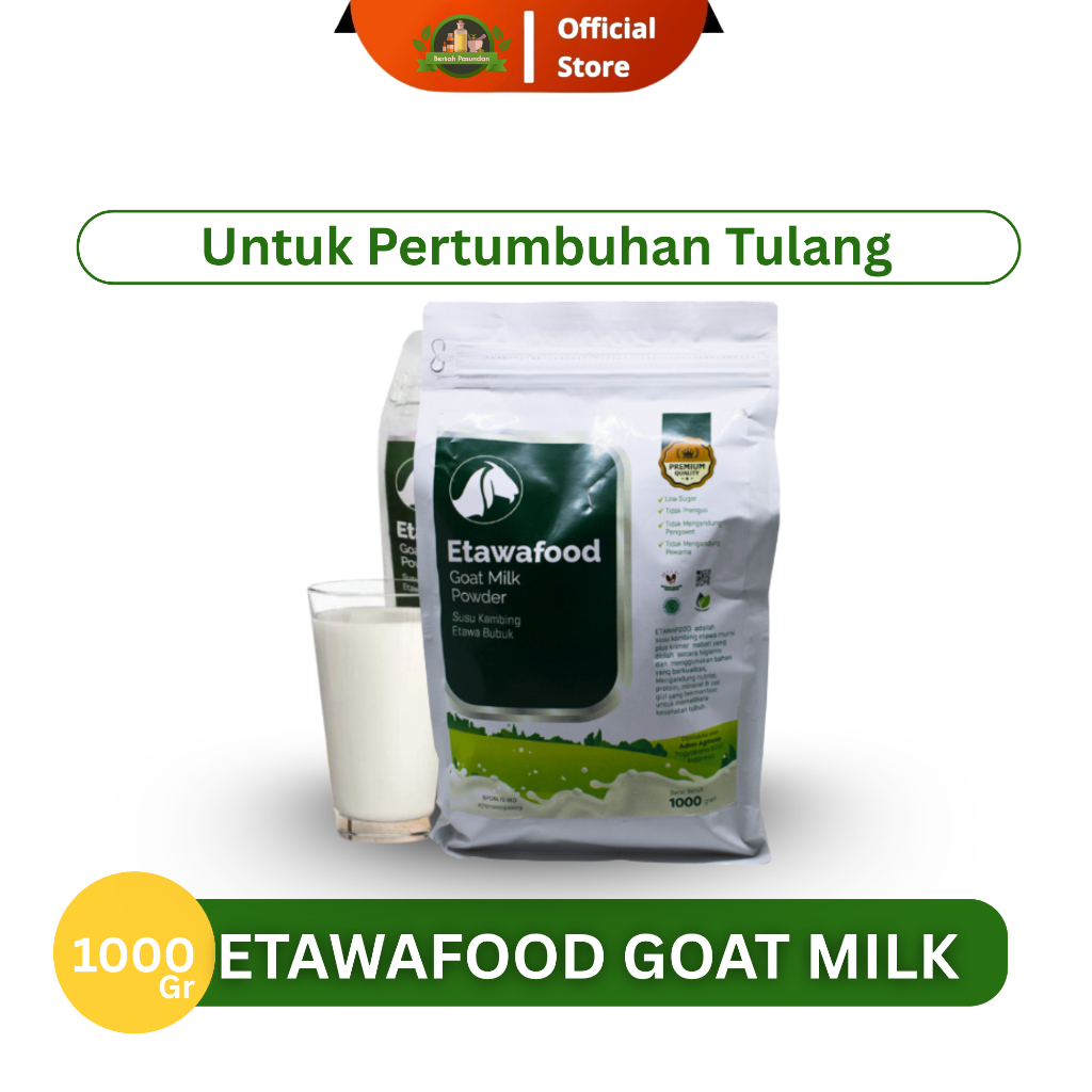 Etawafood - Susu Kambing Etawa Bubuk 1kg - Etawa Food Platinum